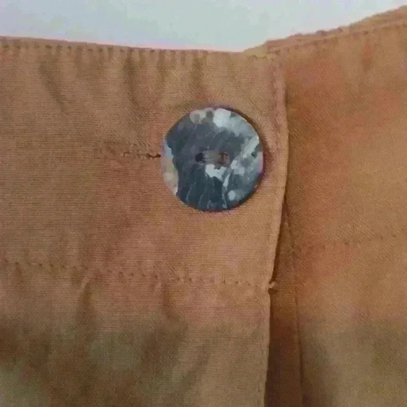 Options Melrose Camel color skirt 100% silk size large - Picture 2 of 8